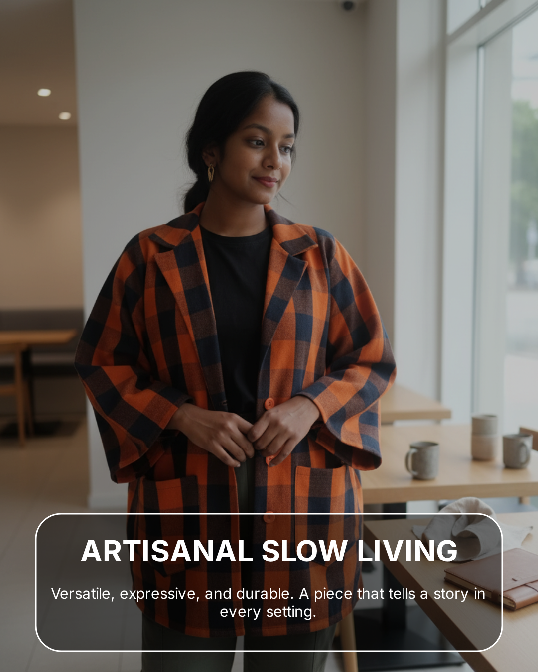 Madras Checks Repurposed Jacket