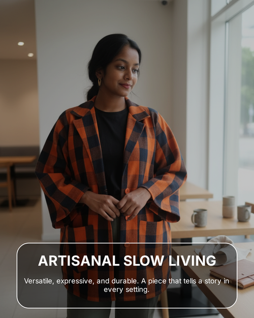 Madras Checks Repurposed Jacket