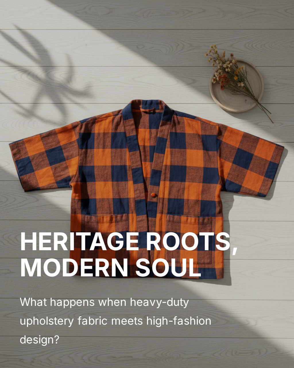 Madras Checks Repurposed Jacket