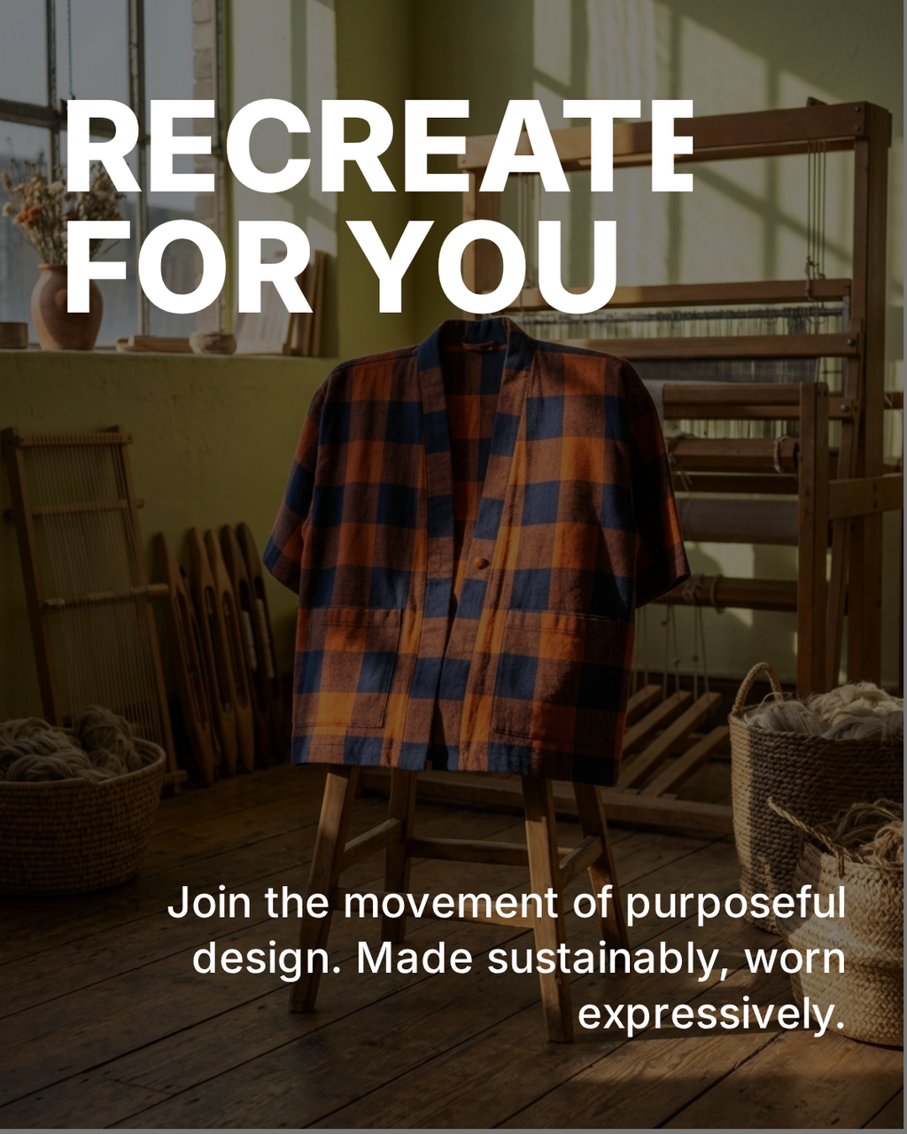 Madras Checks Repurposed Jacket